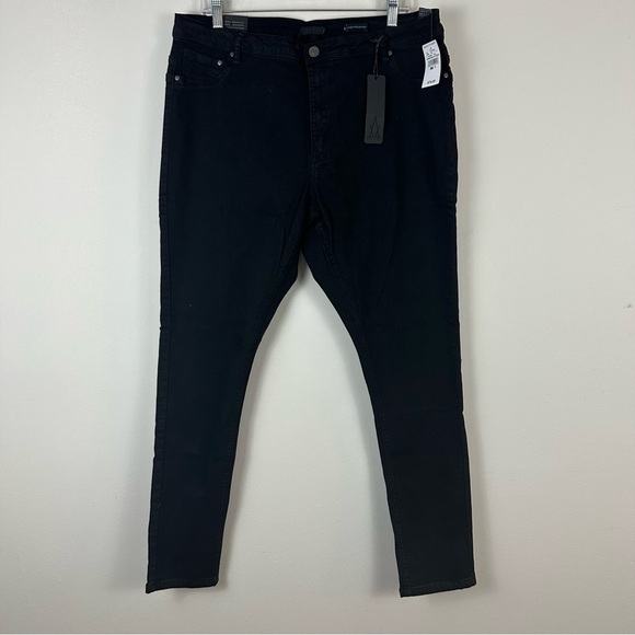 Lala Anthony by Ashley Stewart | Black Stiletto Skinny Jeans Size 18 NWT - Picture 1 of 6